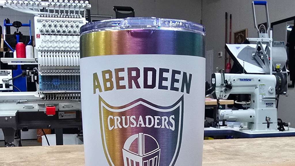 High-precision laser engraving example from Lime Tree in Saskatoon.