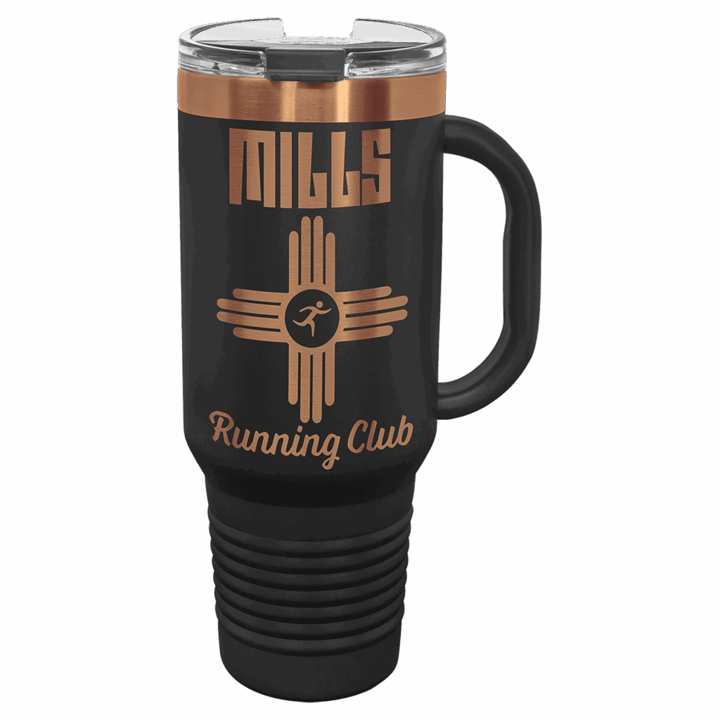 Polar Camel 40 oz. Ion Travel Mug with Handle & Straw