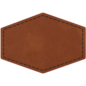 3.5'' x 2.5'' Hexagon