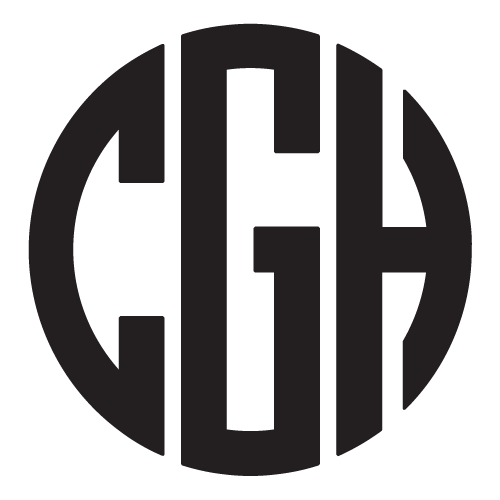 Three Letter Circle Monogram