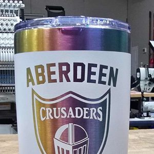 High-precision laser engraving example from Lime Tree in Saskatoon.